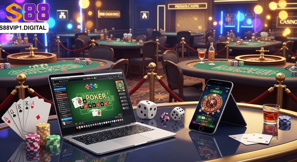 Casino Live S88VIP quy tụ đa dạng trò chơi thịnh hành cho hội viên